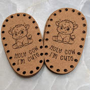 Custom Microsuede Baby Bootie Soles
