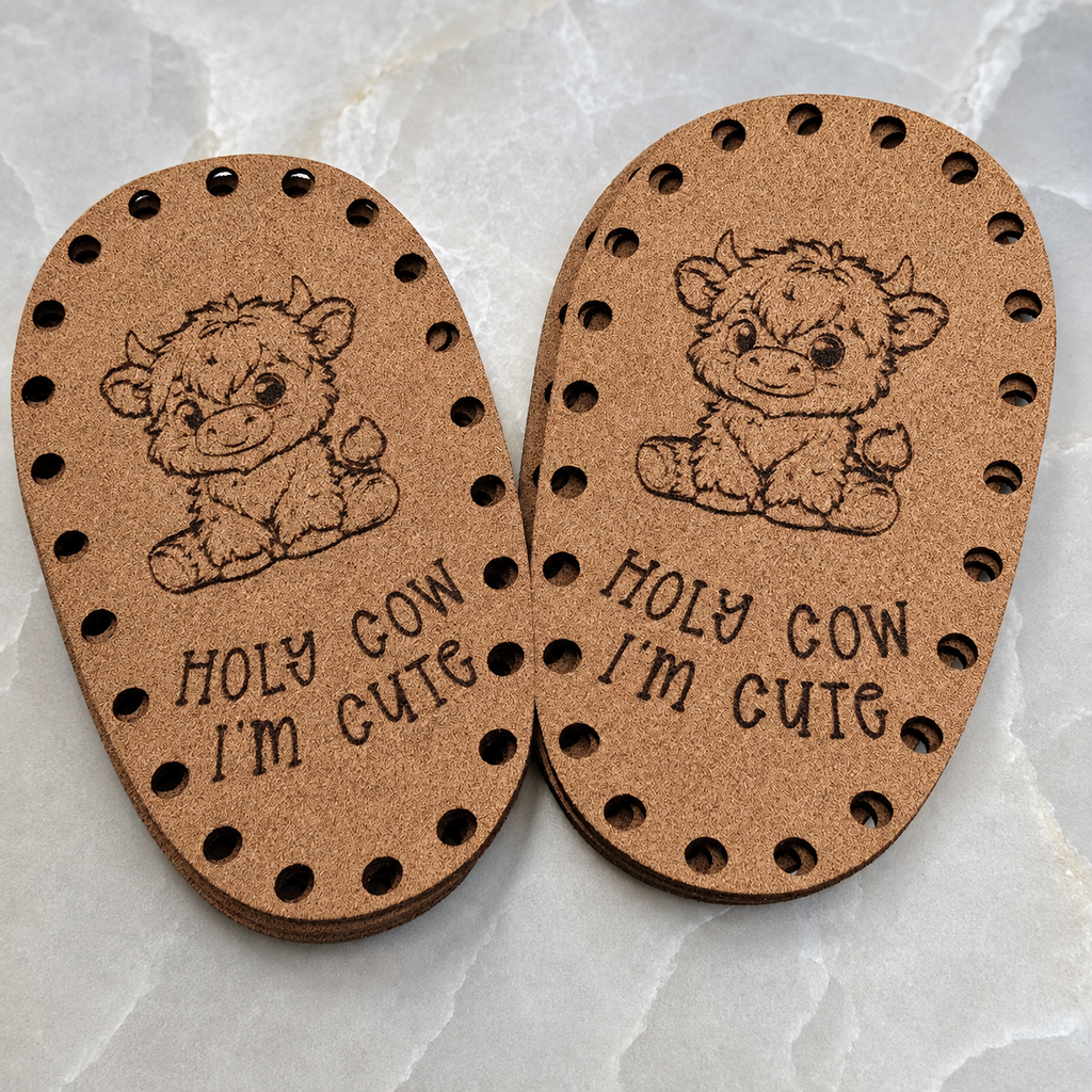 Custom Microsuede Baby Bootie Soles