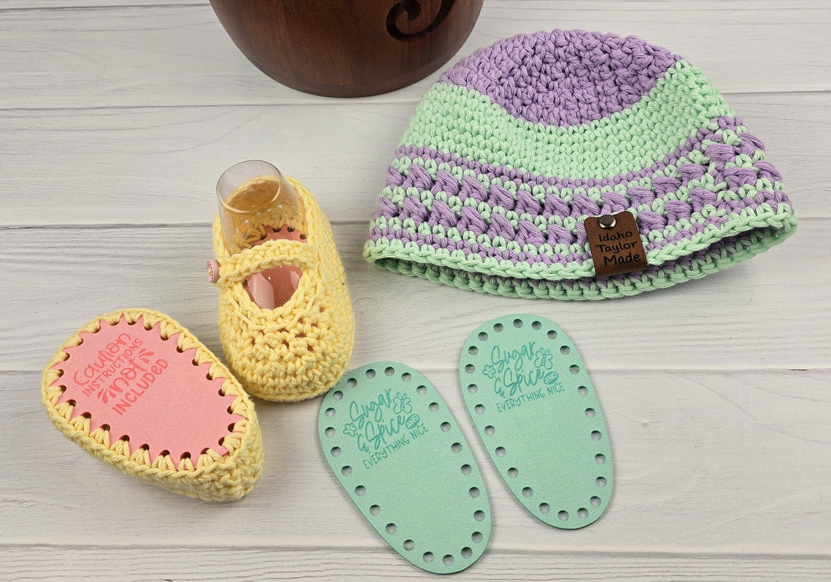 Mary Jane Baby Booties Crochet Pattern