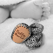 Custom Microsuede Baby Bootie Soles