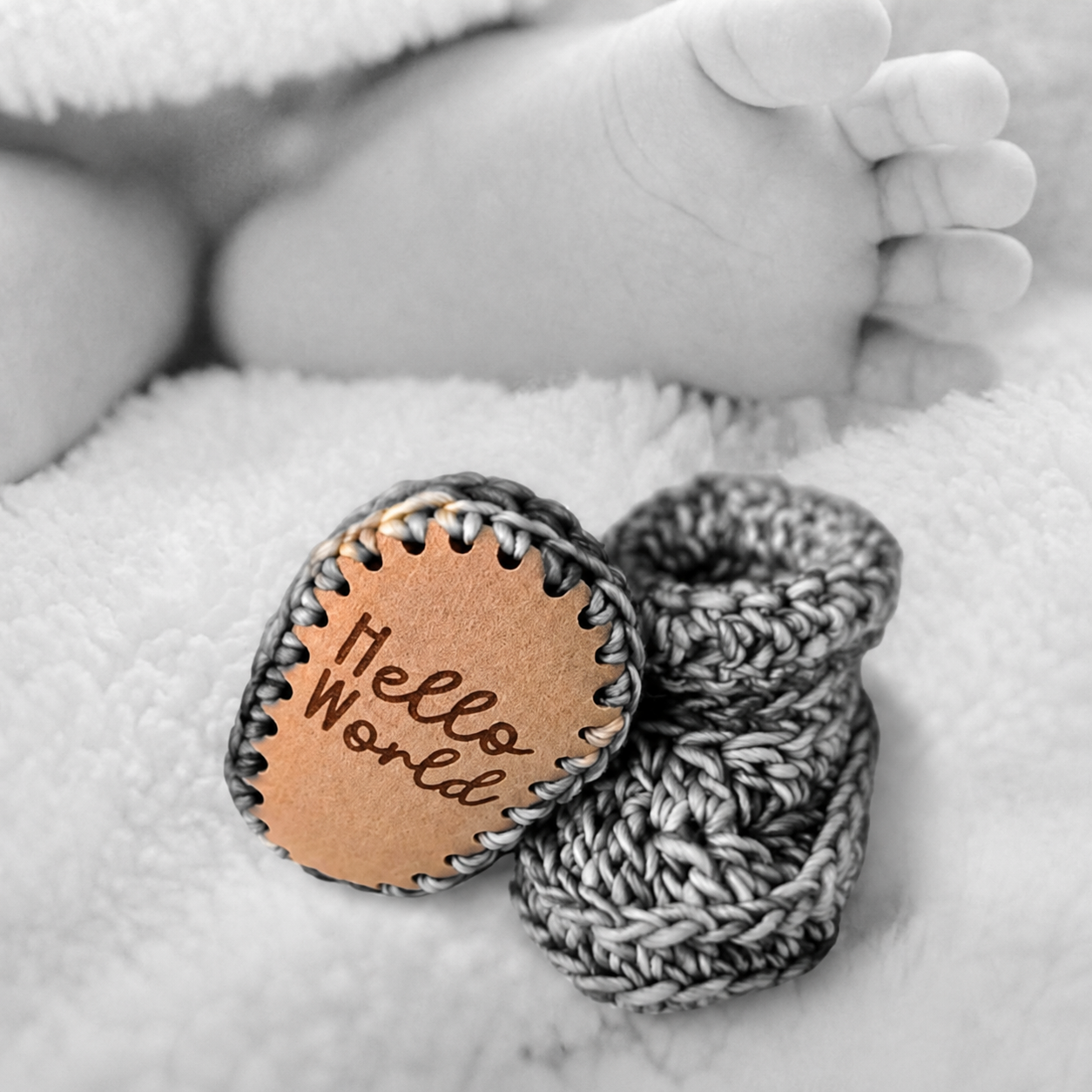 Custom Microsuede Baby Bootie Soles