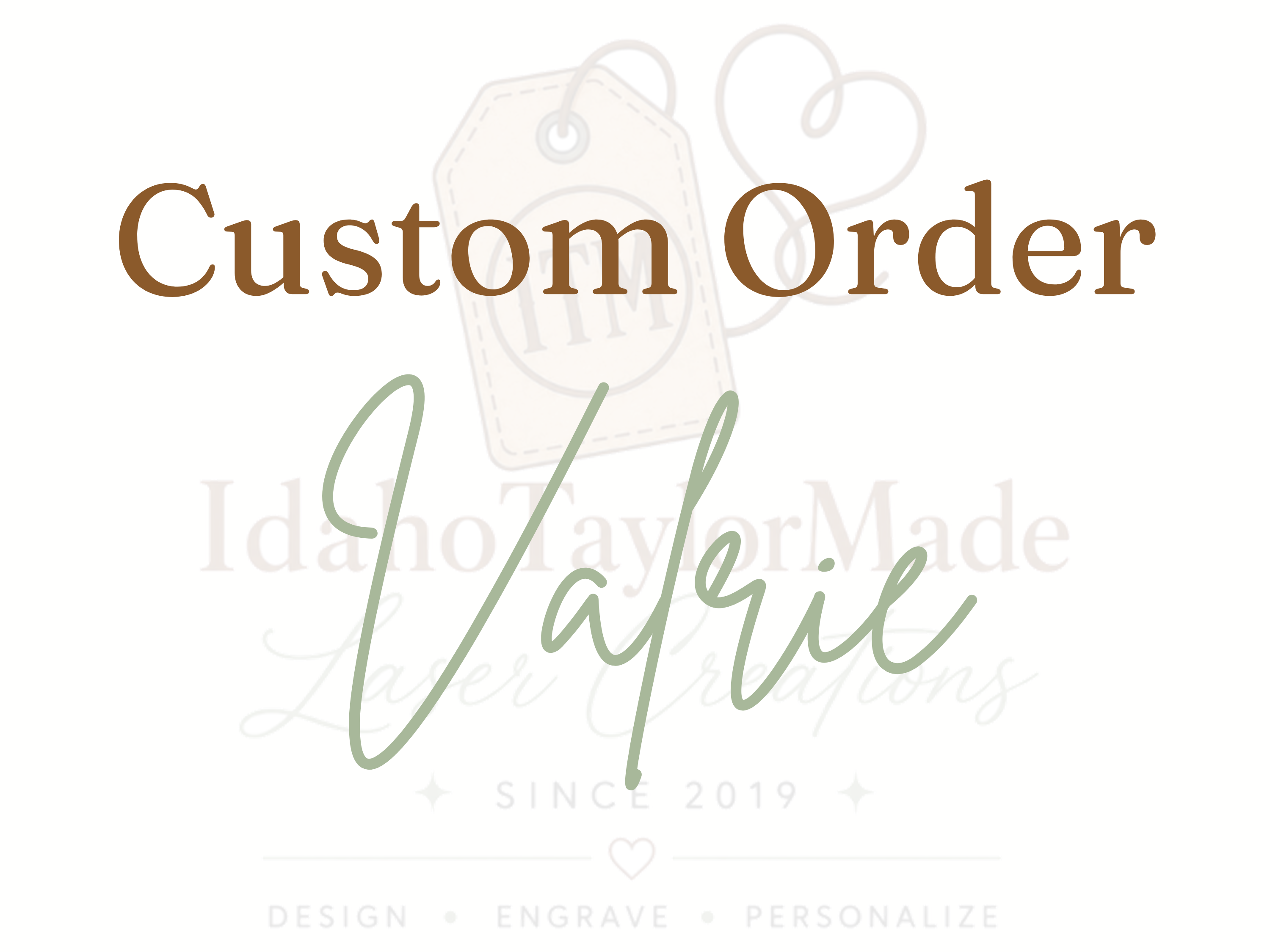 Custom Order for Valrie – Set of 5 Custom 2″ Patches