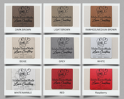 Classic faux leather color chart 1