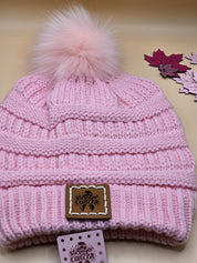 Stronger Than Cancer Faux Leather Patches – Sew-On Labels for Crochet & Knit Hats — photo 7