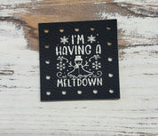 Winter Sayings faux leather patches — photo 4