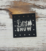 Winter Sayings faux leather patches — photo 5