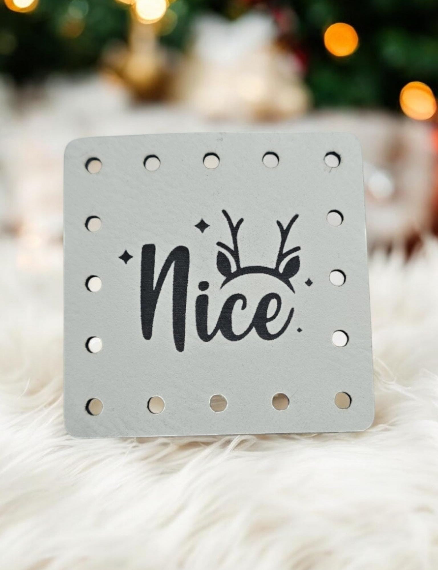 Nice Reindeer Antlers faux leather patches — photo 1