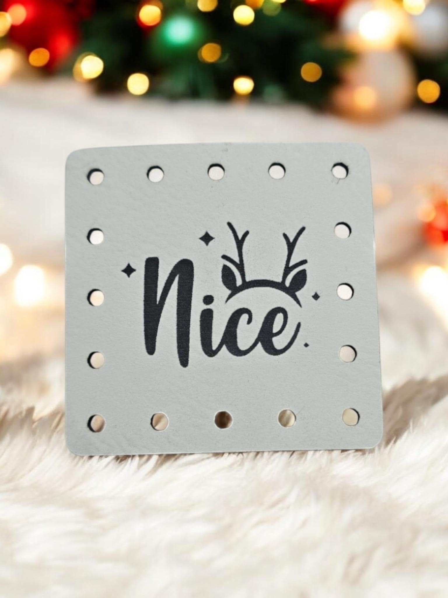 Nice Reindeer Antlers faux leather patches — photo 2