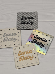 Santa Baby faux leather patches — photo 1