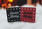 Santa Baby faux leather patches — photo 2