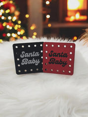 Santa Baby faux leather patches — photo 3