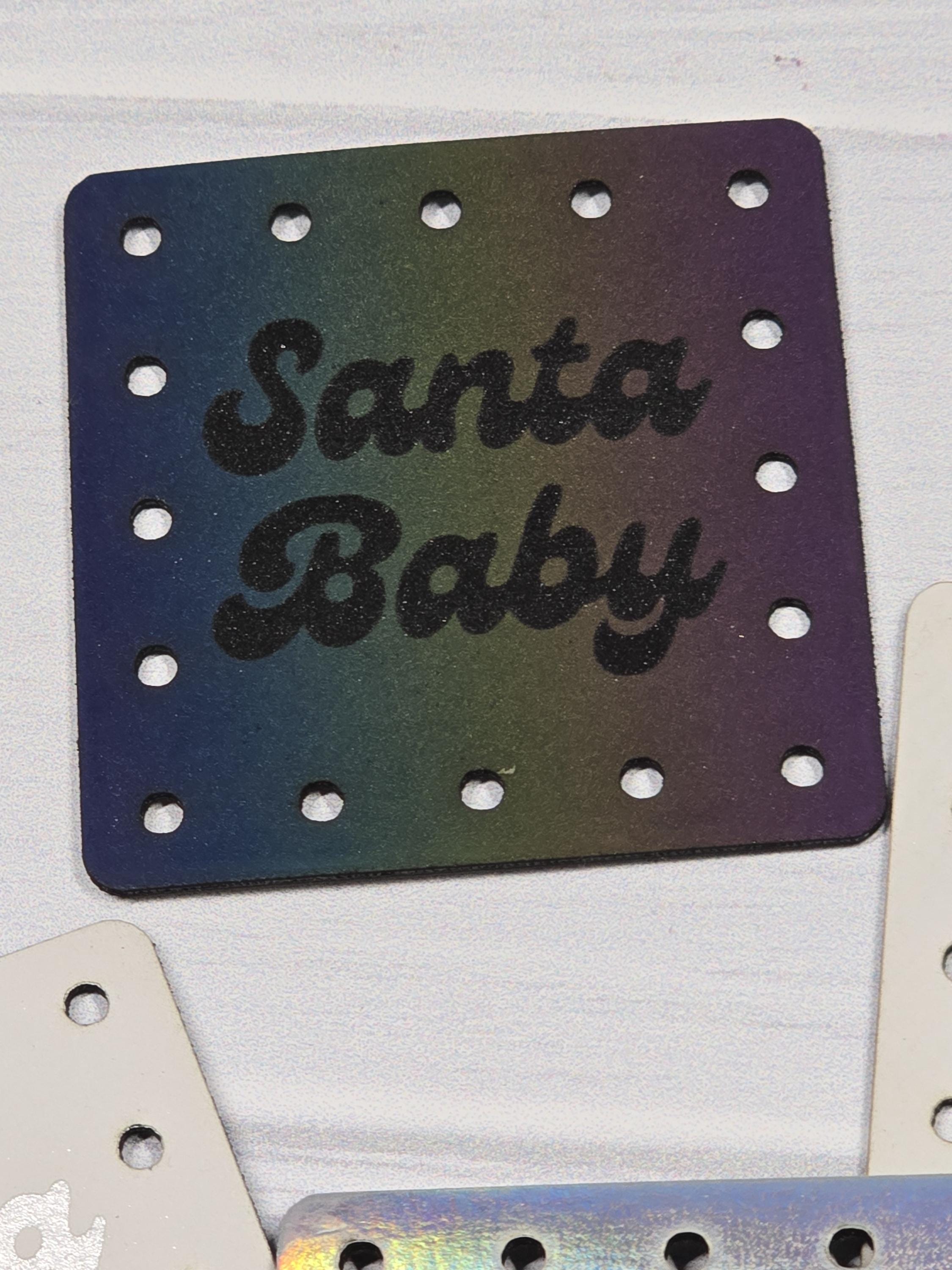 Santa Baby faux leather patches — photo 5