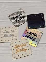 Santa Baby faux leather patches — photo 6