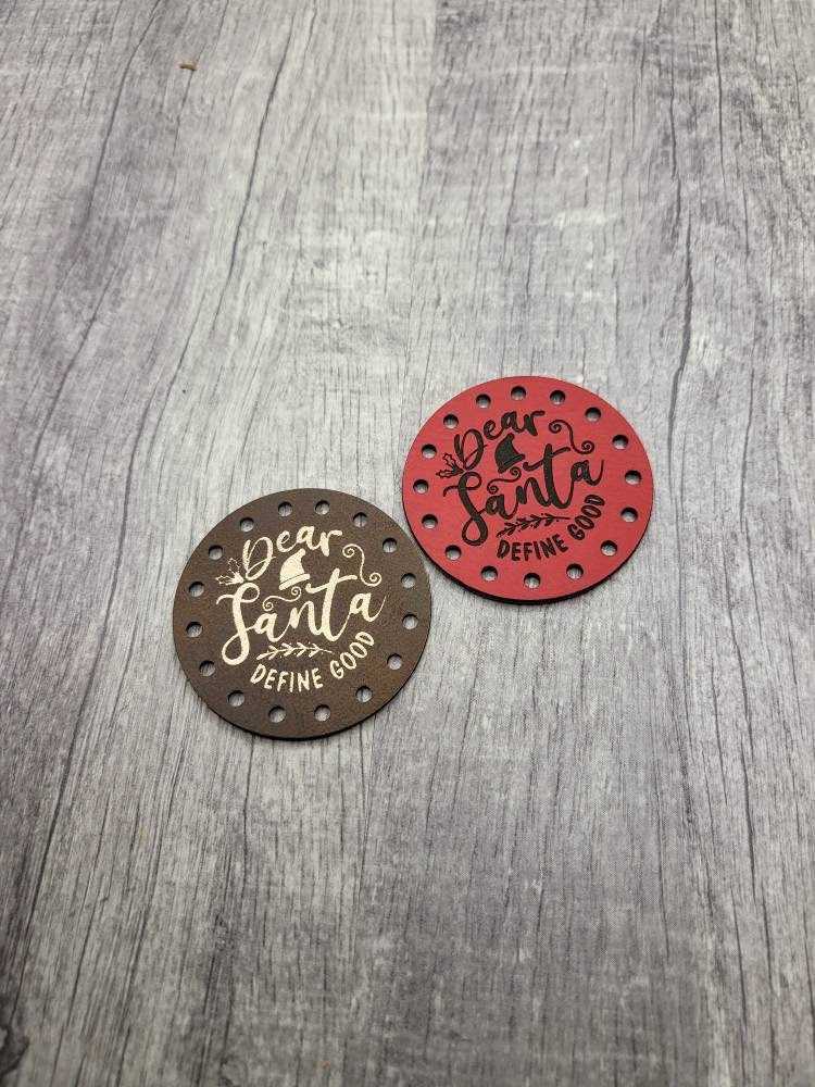 Dear Santa Define Good faux leather patches — photo 2