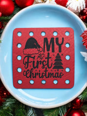 My First Christmas faux leather patches — photo 2