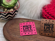 Nice List Dropout Sorry Santa faux leather patches — photo 2