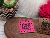 Nice List Dropout Sorry Santa faux leather patches — photo 5
