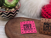Nice List Dropout Sorry Santa faux leather patches — photo 6