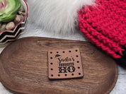 Santa's Favorite Ho faux leather patches — photo 12