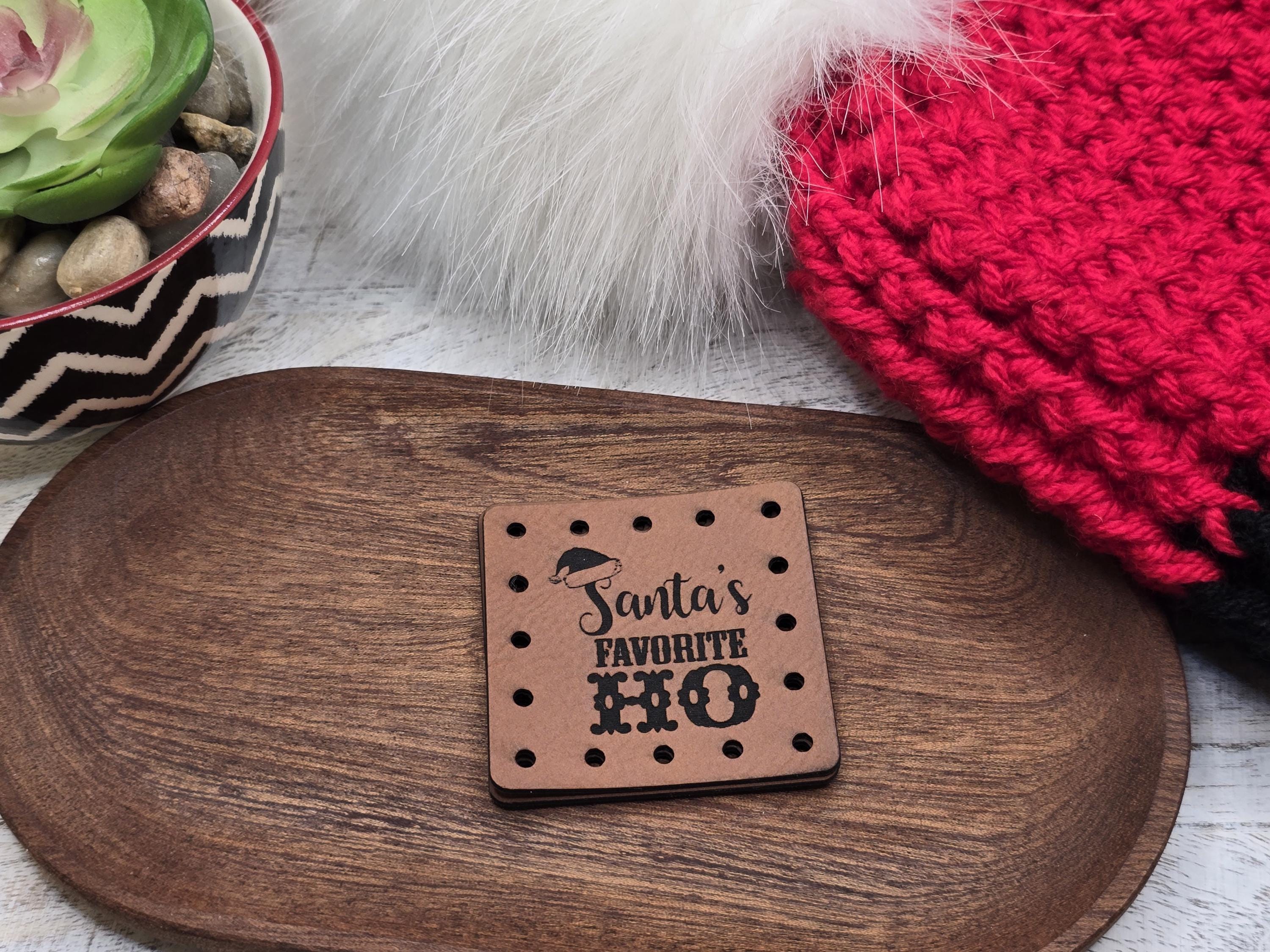 Santa's Favorite Ho faux leather patches — photo 12