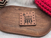 Santa's Favorite Ho faux leather patches — photo 4