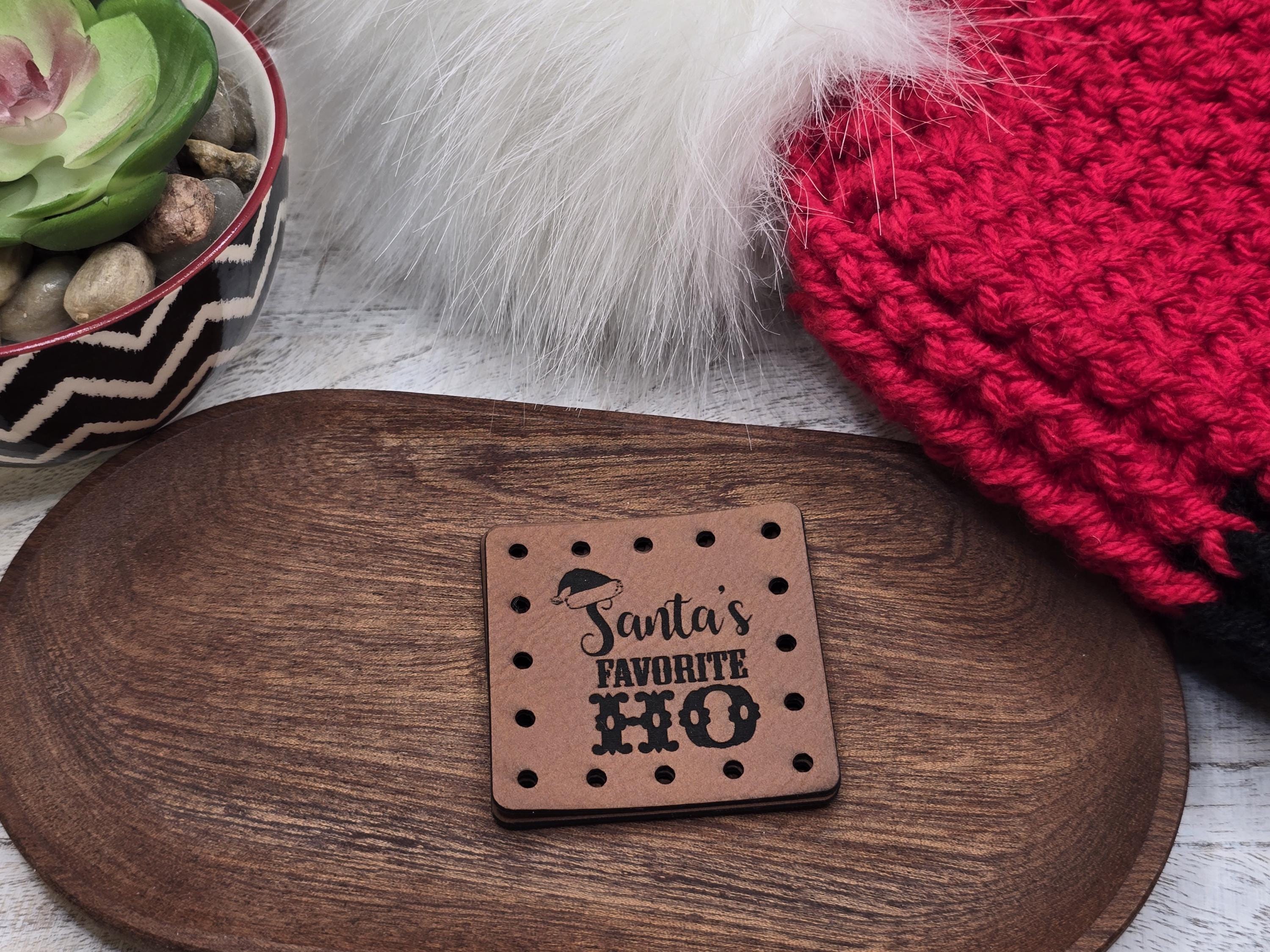 Santa's Favorite Ho faux leather patches — photo 6