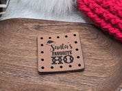 Santa's Favorite Ho faux leather patches — photo 7