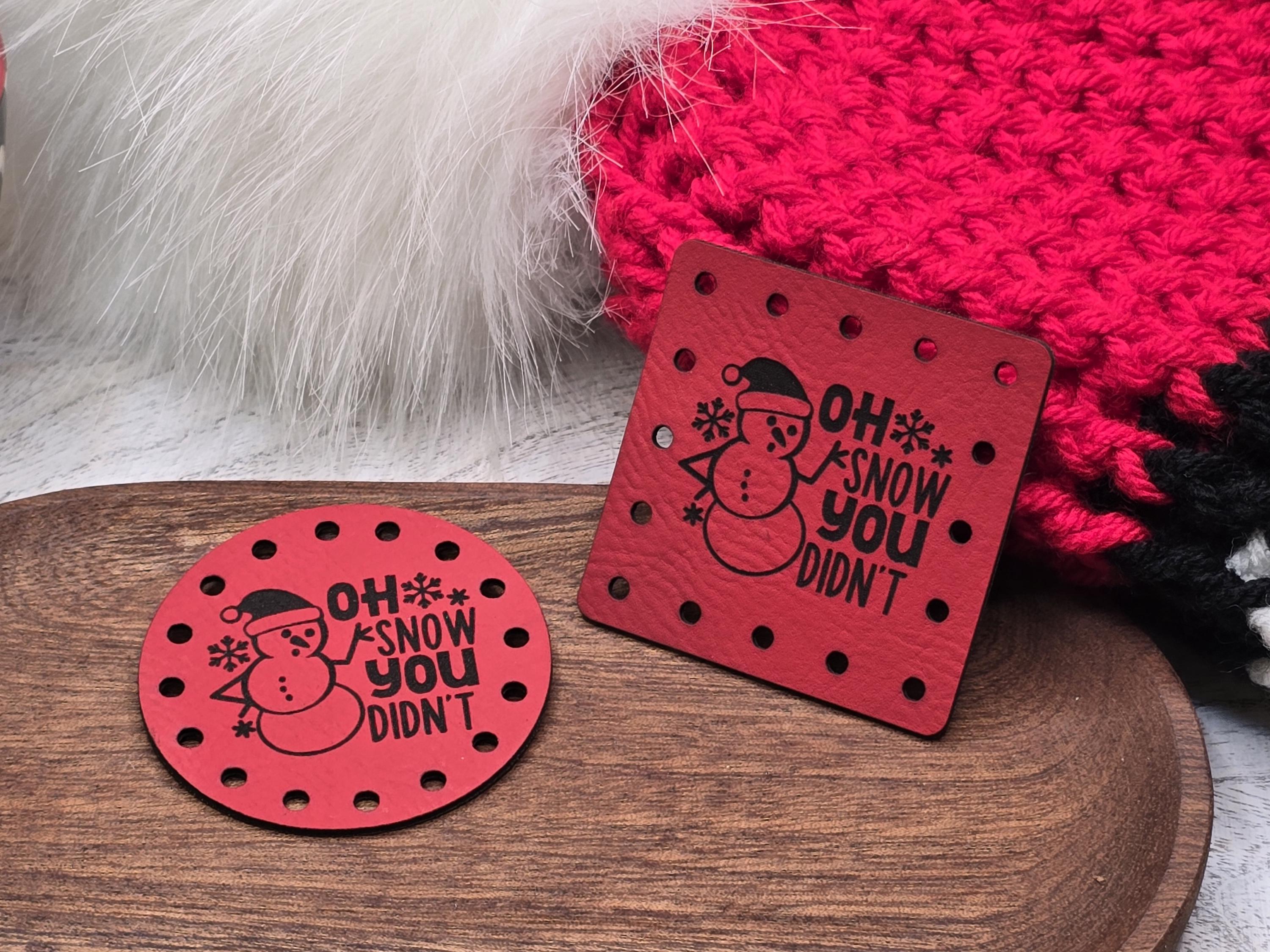 Oh Snow You Didn't faux leather patches — photo 12