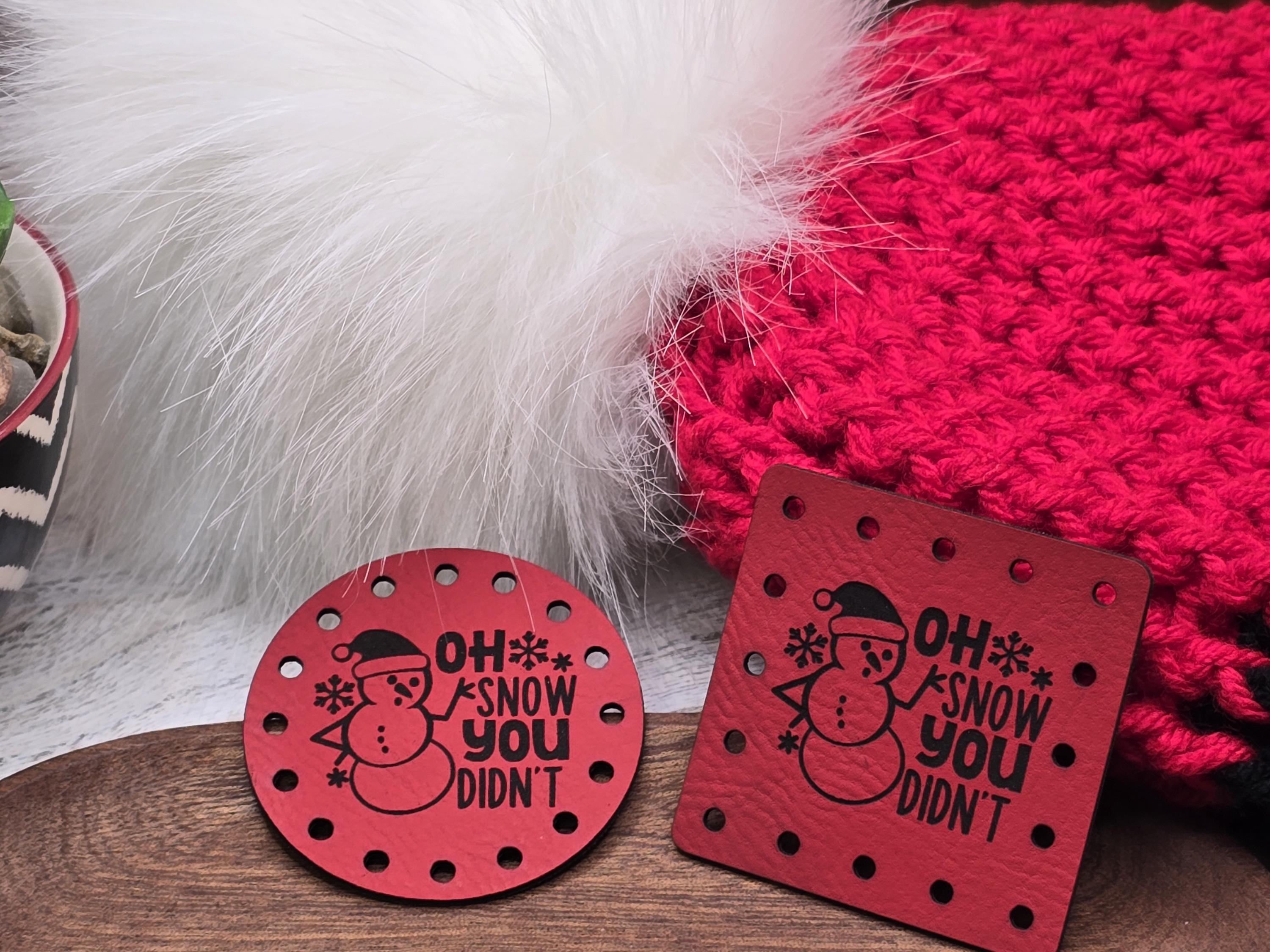 Oh Snow You Didn't faux leather patches — photo 14