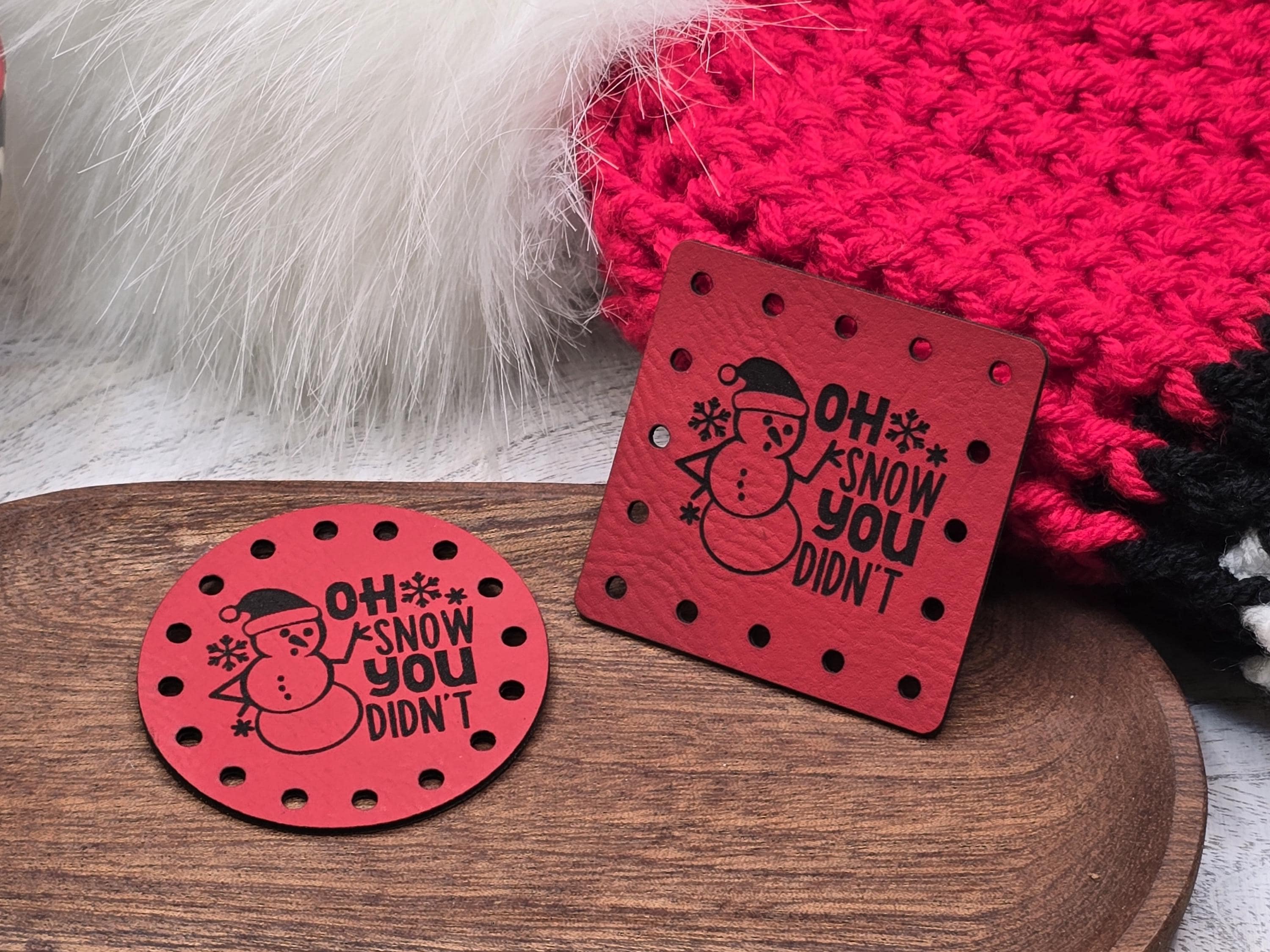 Oh Snow You Didn't faux leather patches — photo 16
