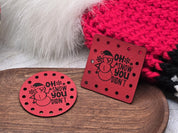Oh Snow You Didn't faux leather patches — photo 2