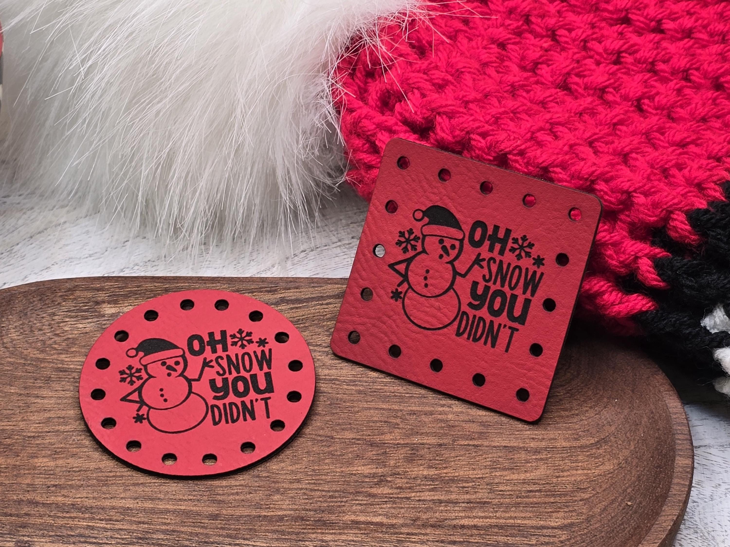 Oh Snow You Didn't faux leather patches — photo 2