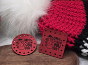 Oh Snow You Didn't faux leather patches — photo 4