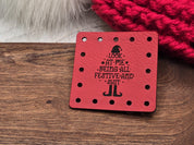 Look at Me Being All Festive and Shit faux leather patches — photo 1