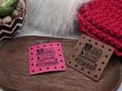 Instead of Presents I'm Giving Everyone My Opinion faux leather patches — photo 2