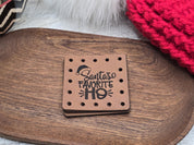 Santa's Favorite Ho faux leather patches — photo 3