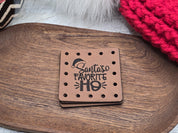 Santa's Favorite Ho faux leather patches — photo 5