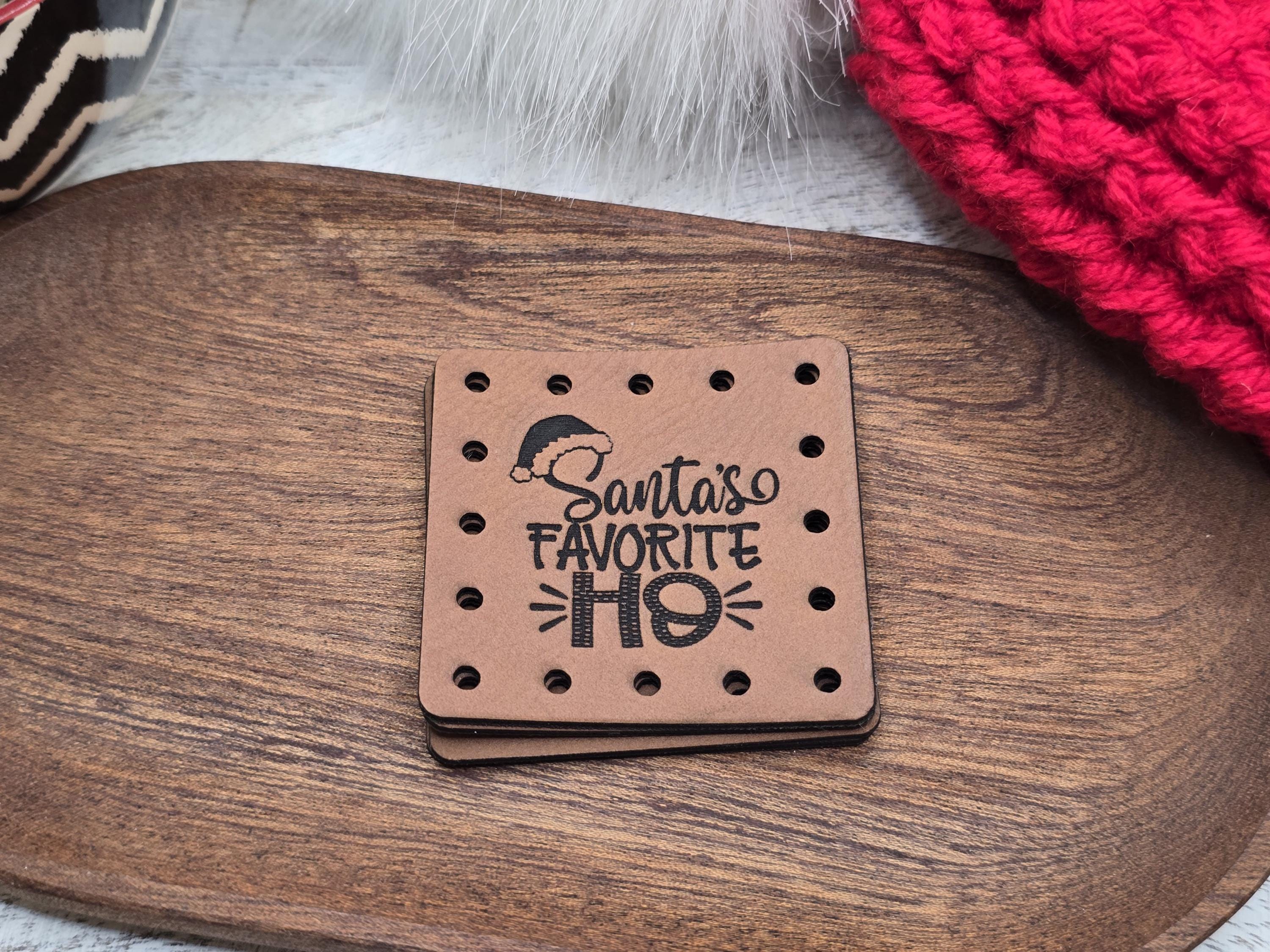 Santa's Favorite Ho faux leather patches — photo 5