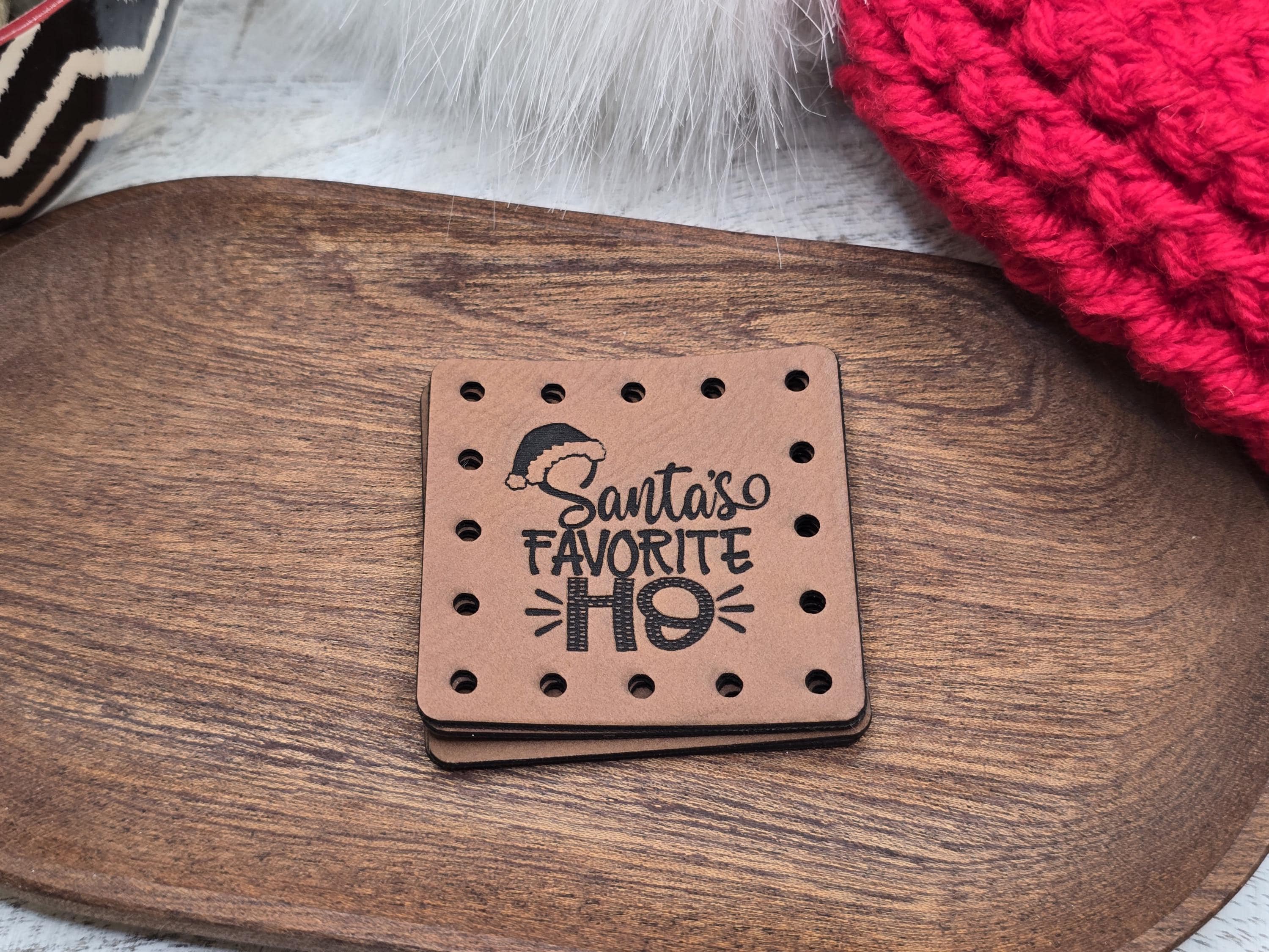 Santa's Favorite Ho faux leather patches — photo 8