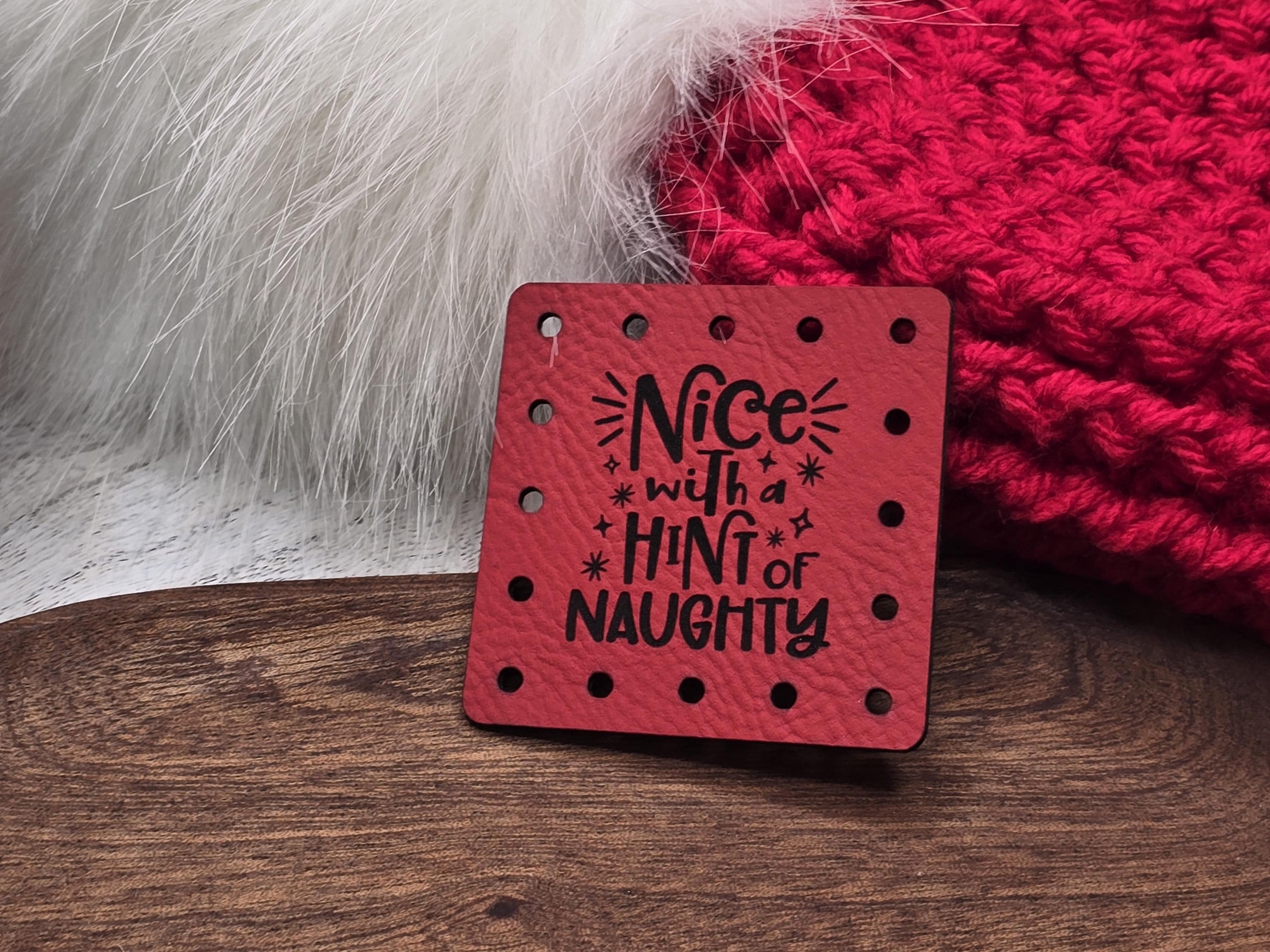 Nice with a Hint of Naughty faux leather patches — photo 1