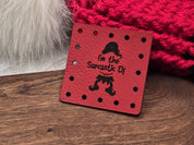 I'm the Sarcastic Elf faux leather patches — photo 3