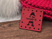 I'm the Sarcastic Elf faux leather patches — photo 4