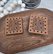 Cross Country Skiing Legend faux leather patches — photo 4