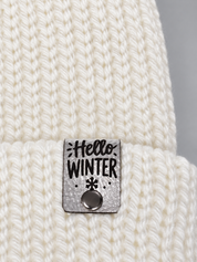 Winter Snowman Sayings Faux Leather Fold-Over Tags – Set of 20 - 0.85 × 2.50 in